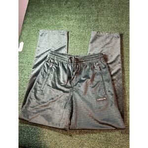 MEN'S ADIDAS MONOGRAM VELOUR TREFOIL TRACK PANTS Small